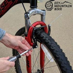 center brake pads to rim