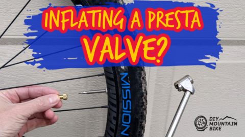 presta valve how to inflate